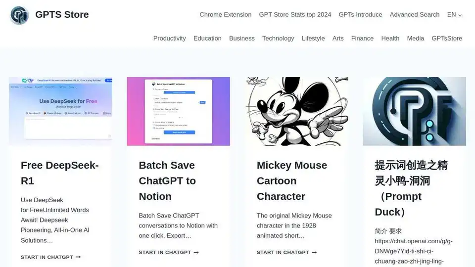GPTS Store