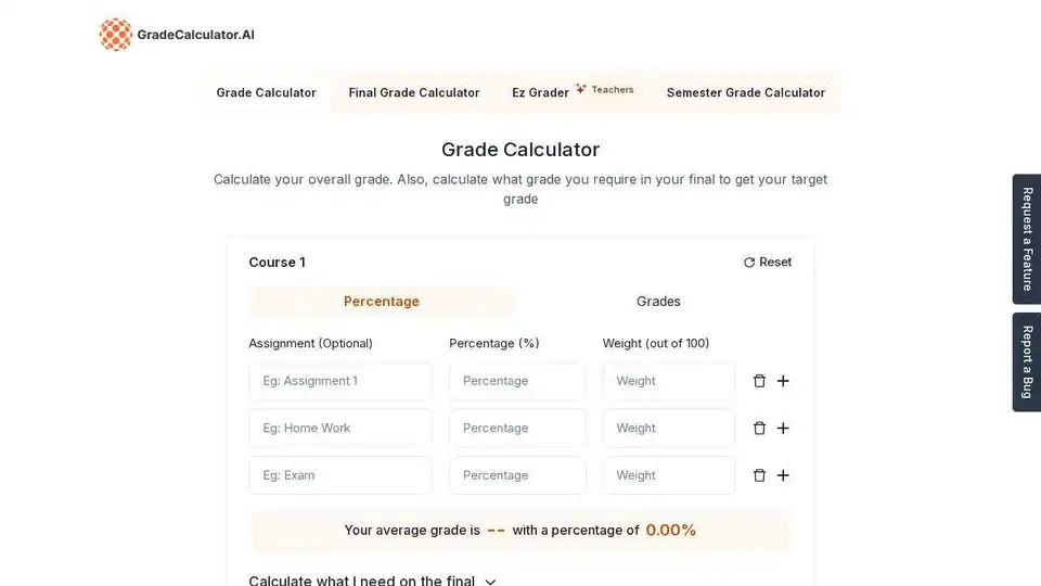 Grade Calculator