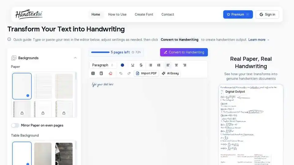 HandtextAI