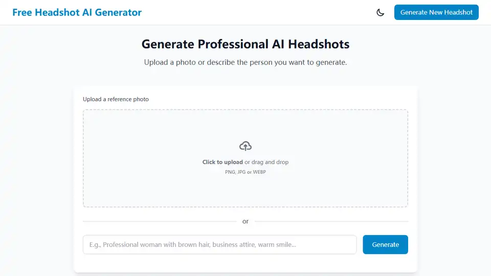 Free Headshot AI Generator
