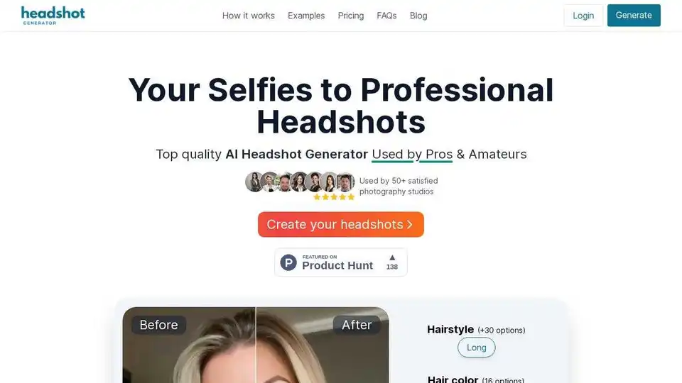 HeadshotGenerator.io
