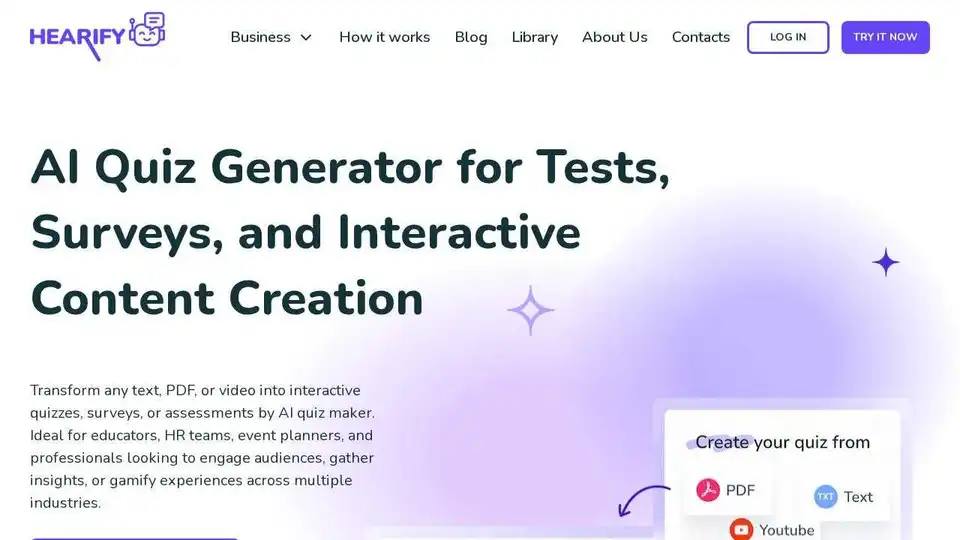 Hearify Quiz Generator