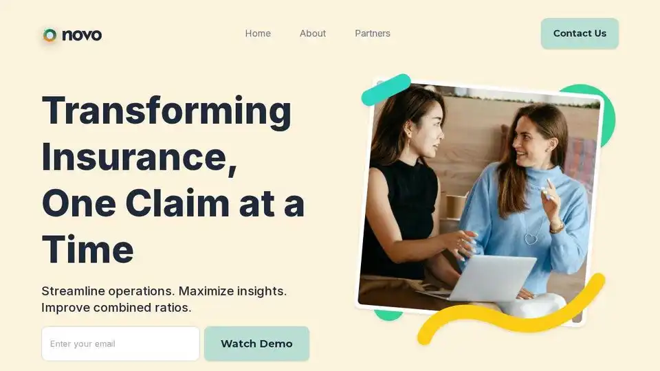 Novo AI helps insurance companies leverage generative AI to automate claims processing, detect fraud, and achieve 10x results.