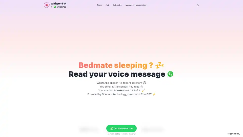 WhisperBot