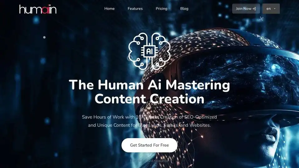 Humai.in es un generador de contenido de IA que le ayuda a crear contenido optimizado para SEO para blogs, anuncios, correos electrónicos y sitios web 10 veces más rápido. Genere contenido único y ahorre tiempo.