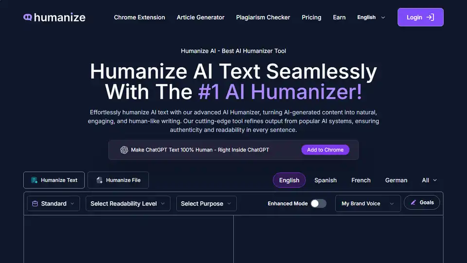 Humanize AI Text Tool