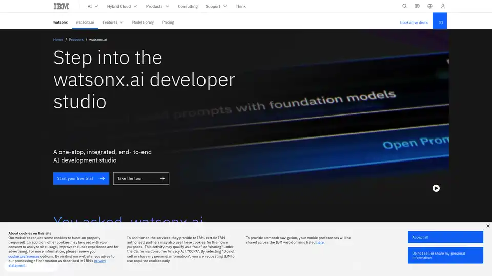 IBM watsonx.ai