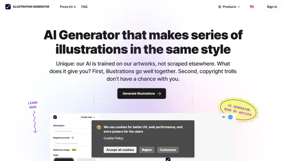 AI Illustration Generator
