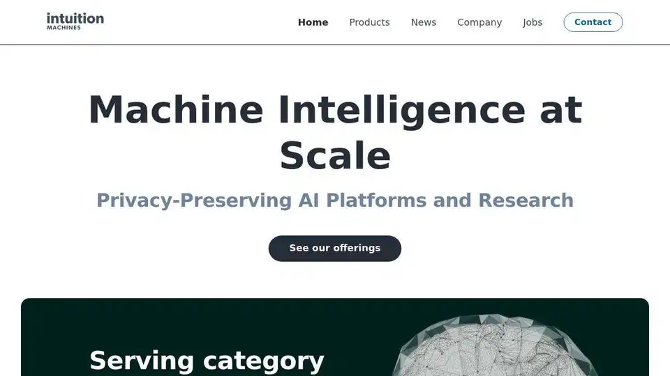 Intuition Machines, Privacy-Preserving AI/ML Leader