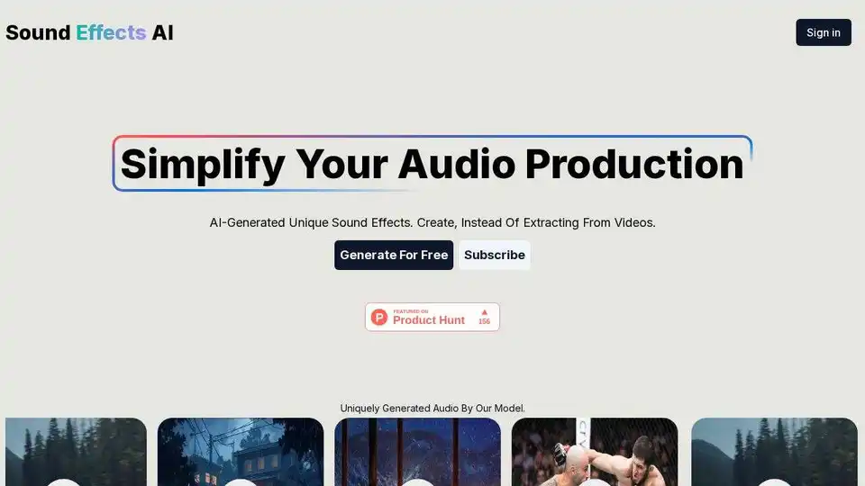 Sound Effects AI