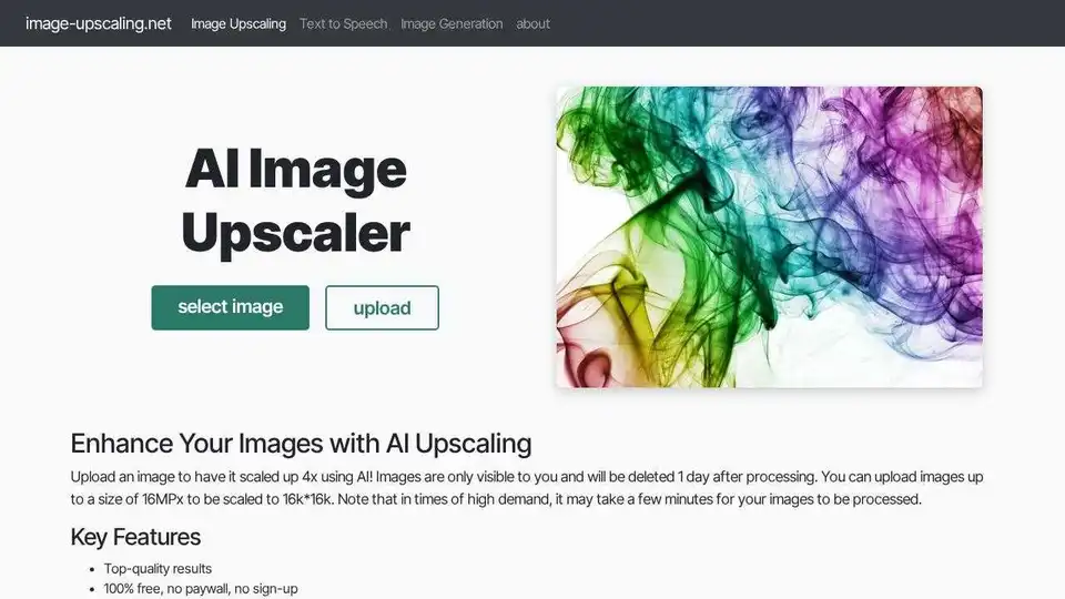 Free AI Image Enhancer