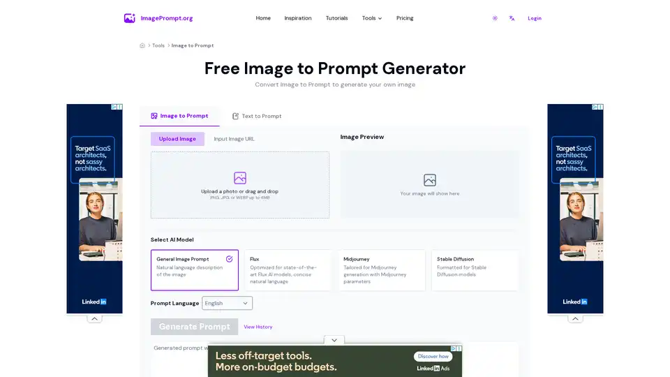 Image to Prompt Generator