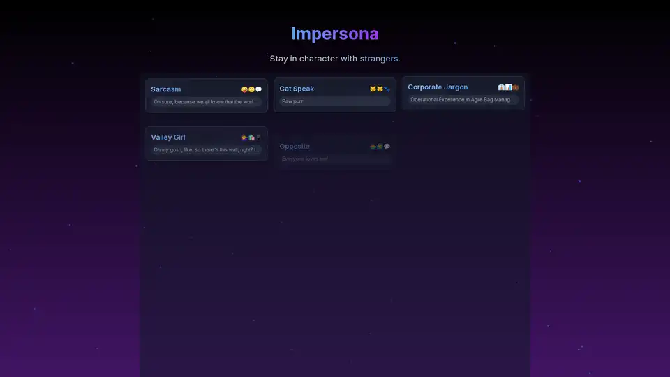 Impersona