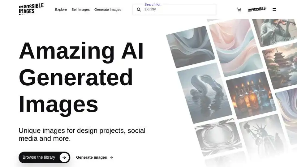AI-Generated Stock Image Library and AI Image Generator