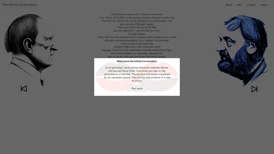 The Infinite Conversation