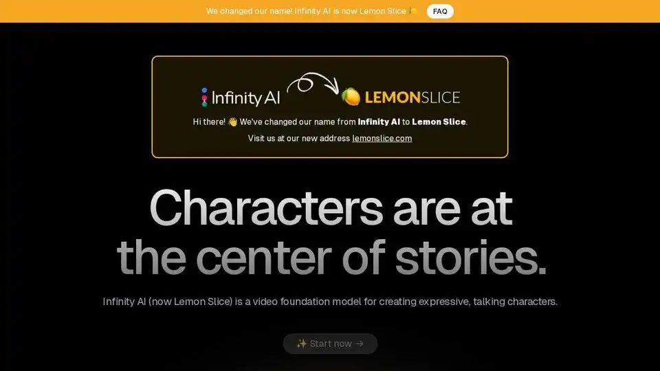 Infinity AI (now Lemon Slice)