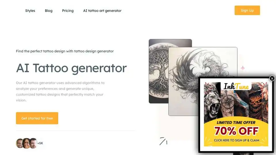 AI Tattoo Generator - Inke