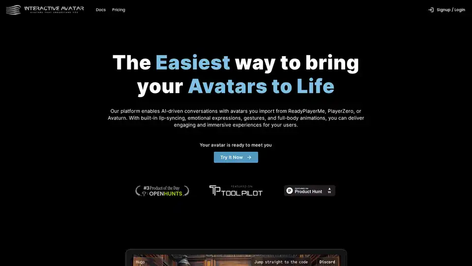 Interactive Avatar
