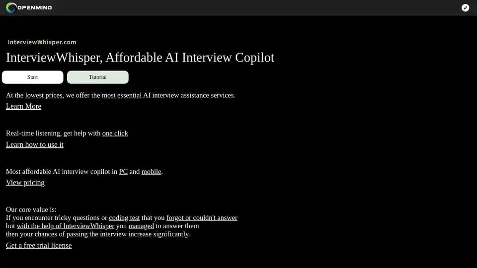 InterviewWhisper