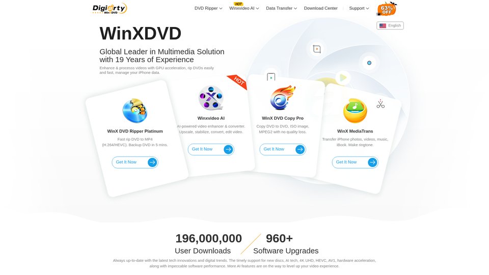 [Official] WinXDVD: DVD Ripper, AI Video Enhancer & Converter
