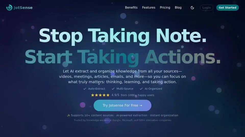 JotSense