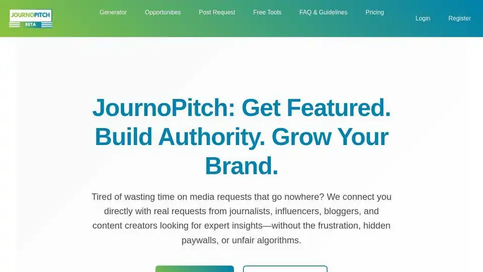 JournoPitch AI