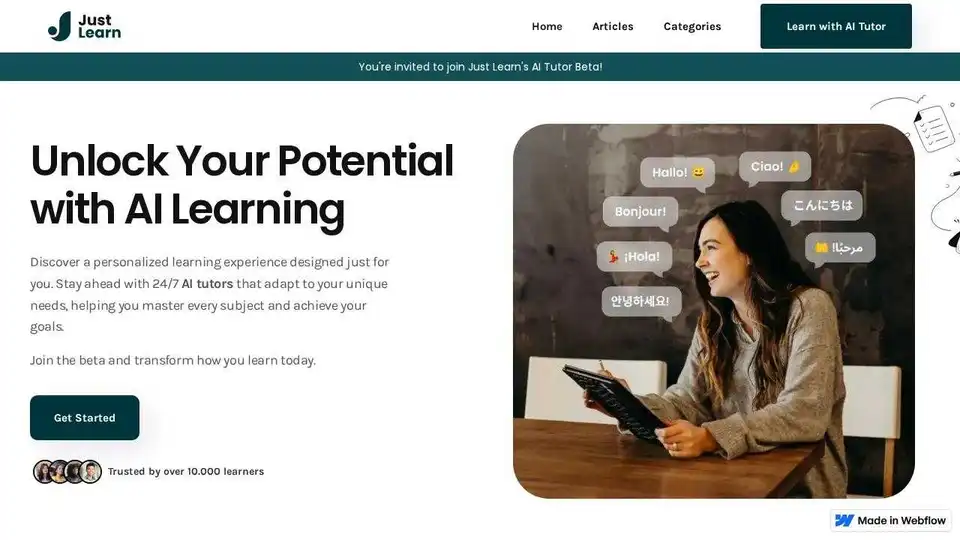 Just Learn AI Tutor