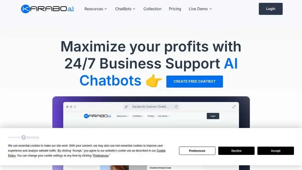 KaraboAI Custom ChatGPT Chatbots