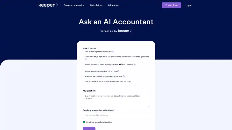 Ask an AI Accountant
