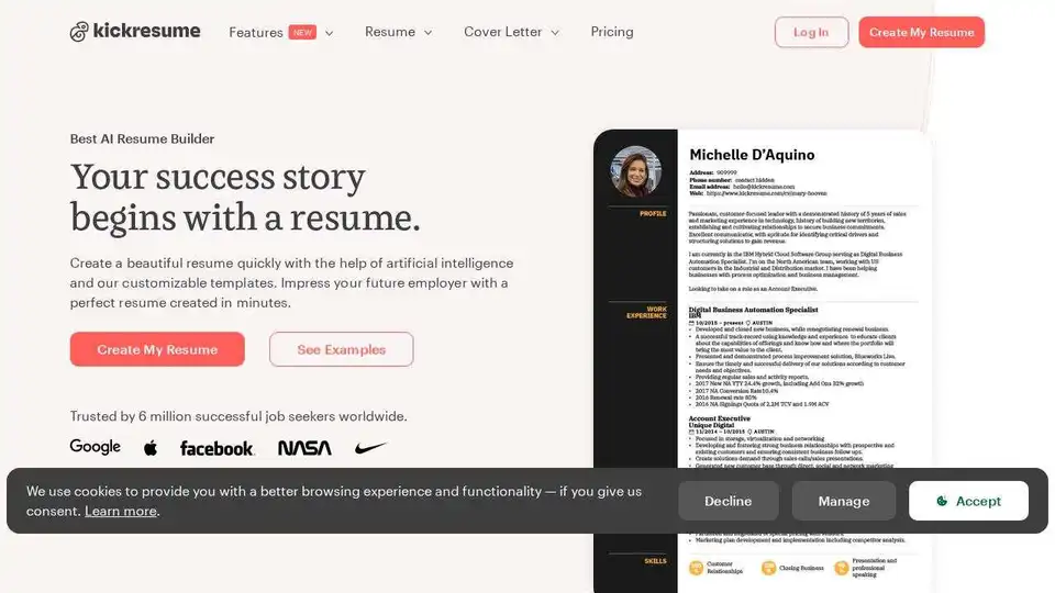 Kickresume