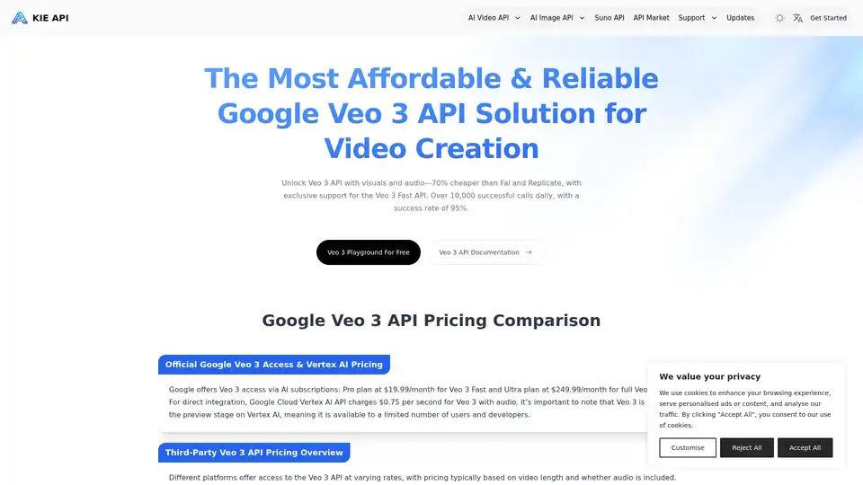 Veo 3 AI API