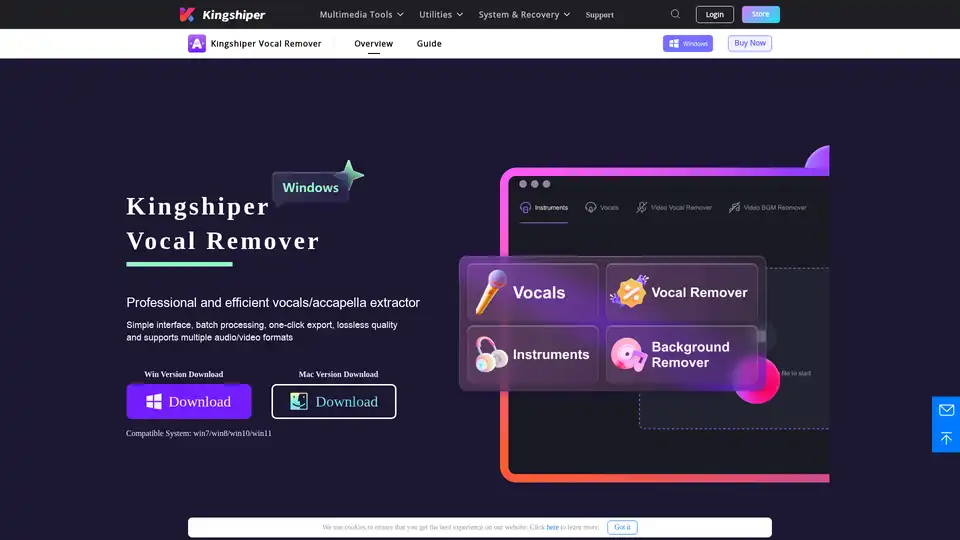 Kingshiper Vocal Remover