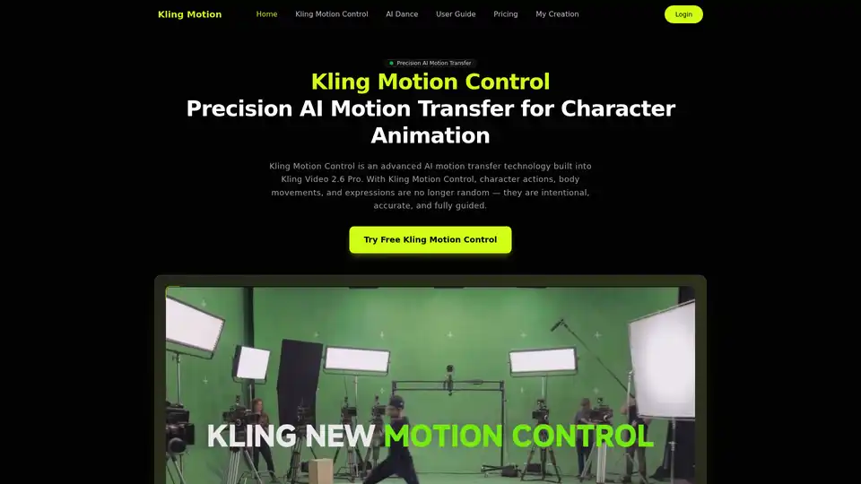 Kling Motion Control est une fonction avancée de génération vidéo IA dans Kling Video 2.6 Pro. Il extrait le mouvement d'une vidéo de référence de 3 à 30 secondes et l'applique à une image statique de personnage, générant jusqu'à 30 secondes d'animation réaliste préservant l'identité. Il offre un contrôle précis sur le mouvement du corps entier, les gestes des mains et les mouvements de caméra, idéal pour les créateurs, les professionnels du marketing et de la production.