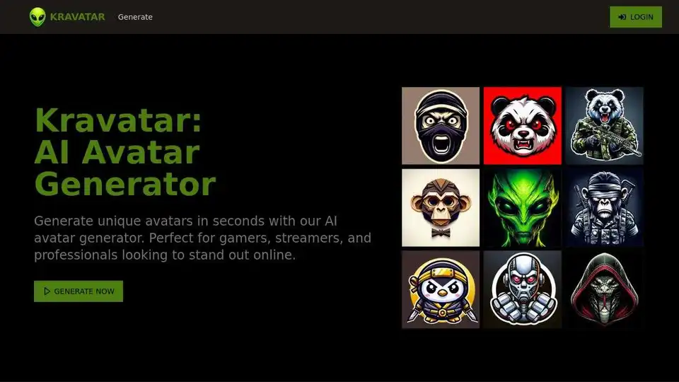 Kravatar: AI Avatar Generator