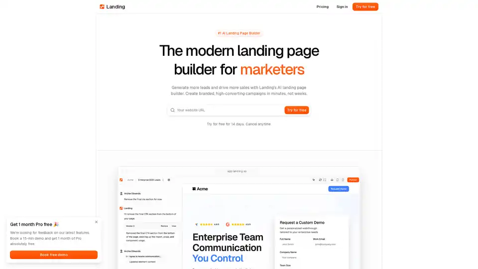 Landing