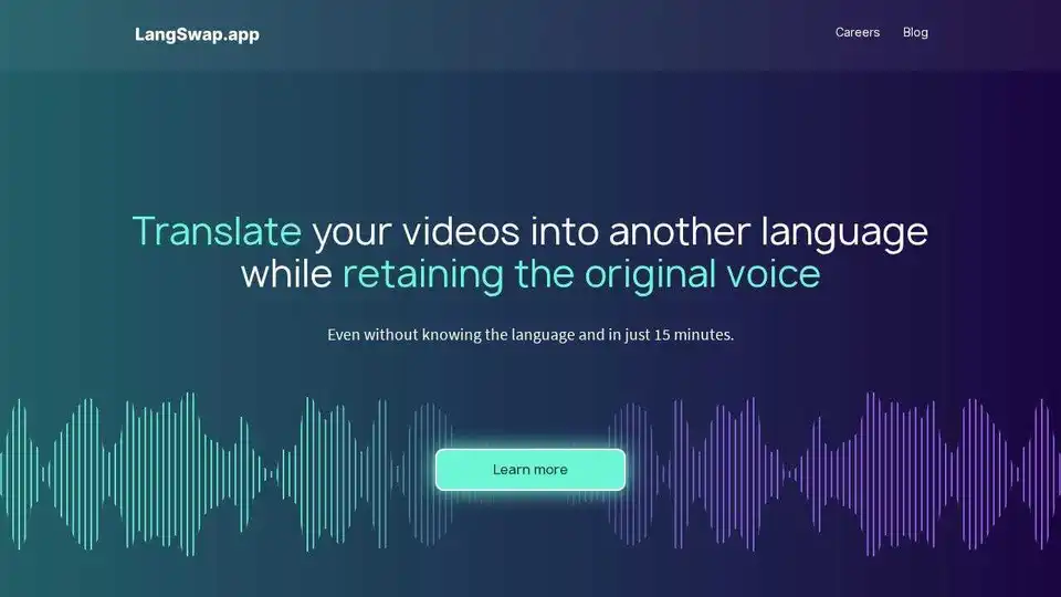 再録音せずにビデオを翻訳します。当社のアルゴリズムにより、同じ声が別の言語で話します。