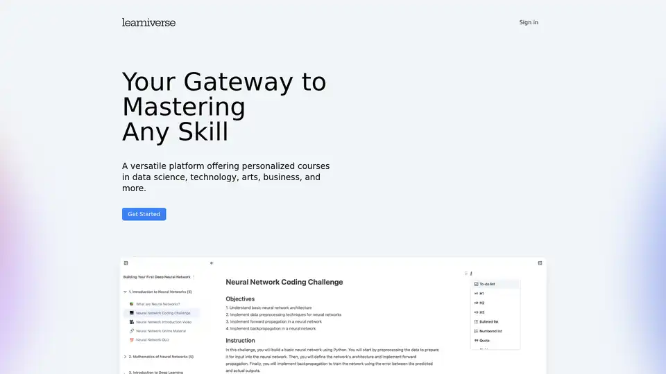 Learniverse