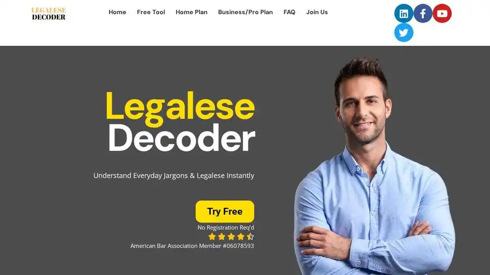 Legalese Decoder uses AI to translate legal documents into plain English, making them easy to understand.