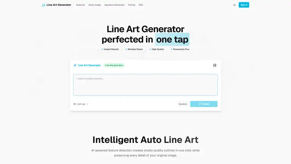 Line Art Generator