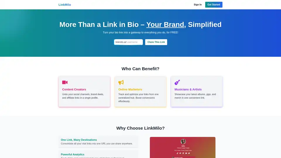 LinkMilo
