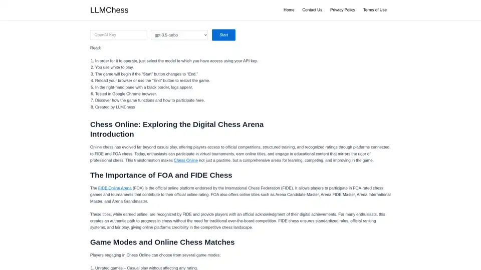 LLMChess