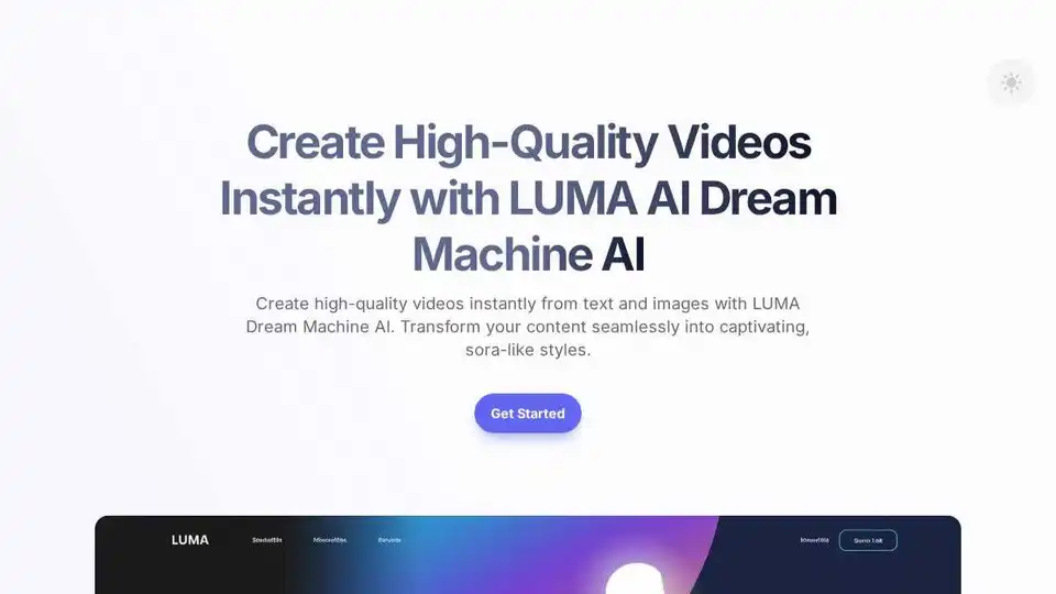 Luma AI Dream Machine
