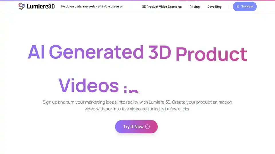 Lumiere3D
