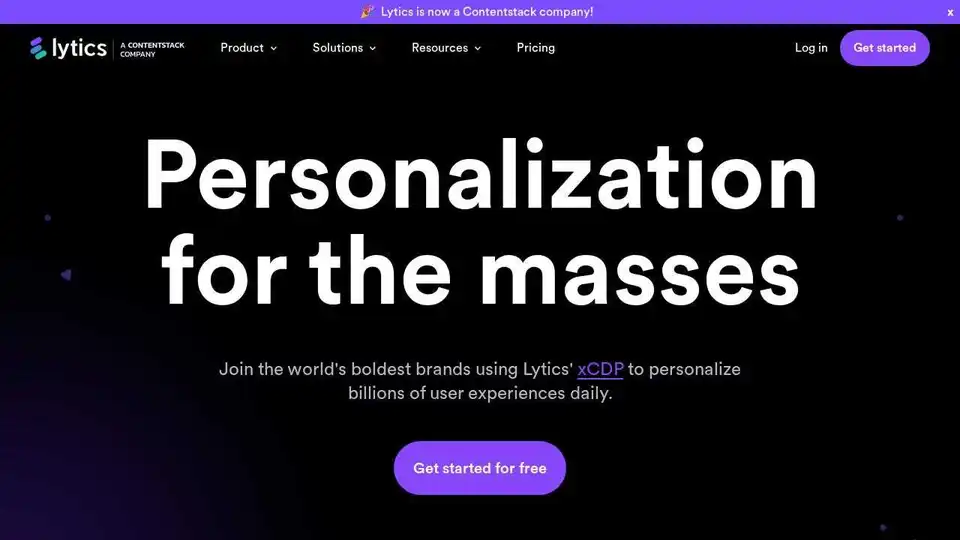 Lytics Customer Data Platform (CDP)