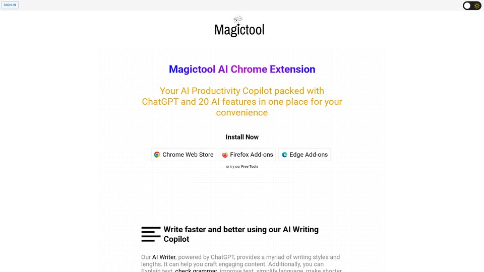 Magic Tool AI: Your Ultimate AI Productivity Hub