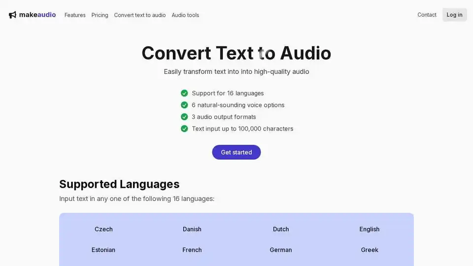makeaudio.app
