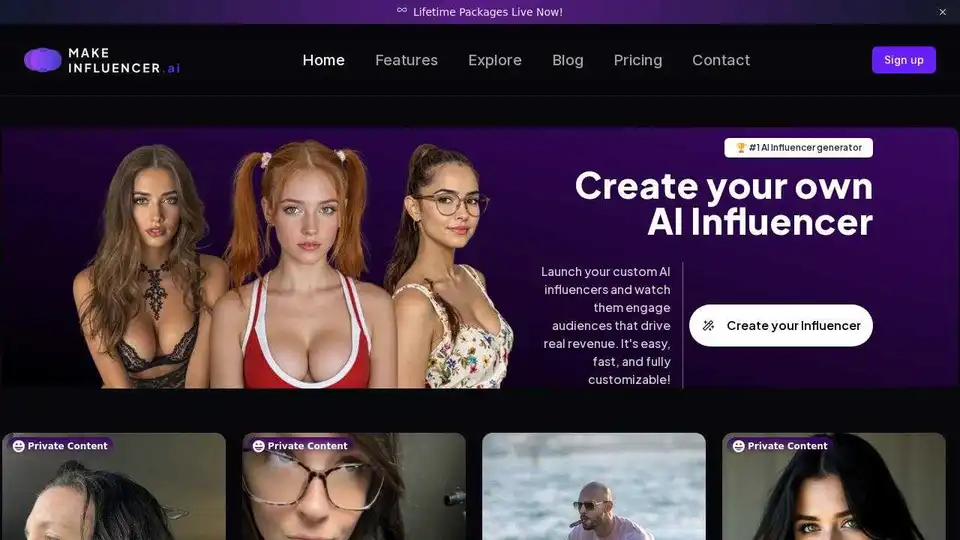 MakeInfluencer AI