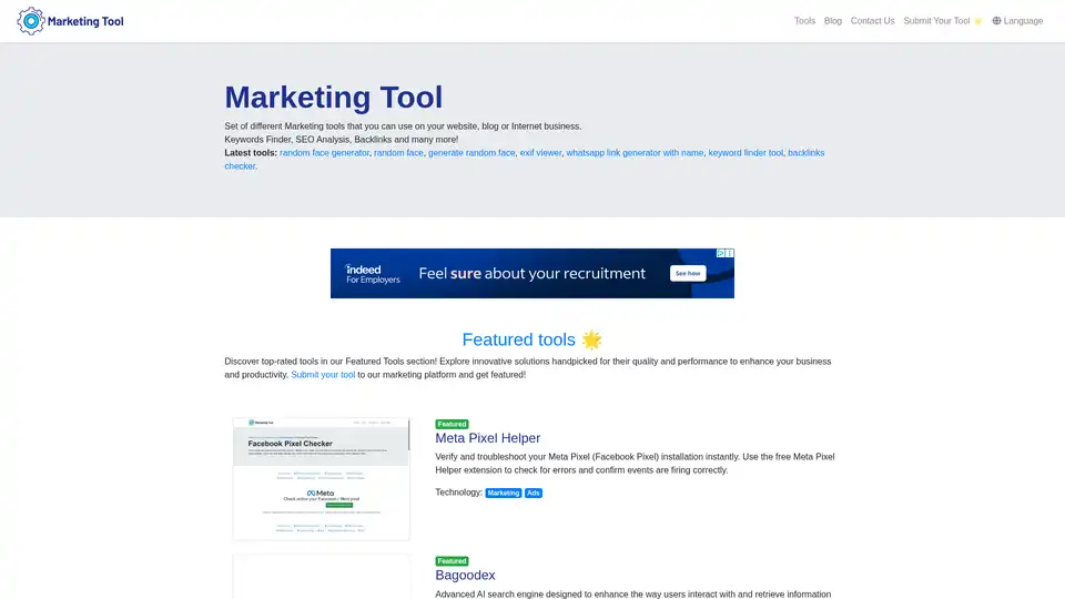 Marketing Tool