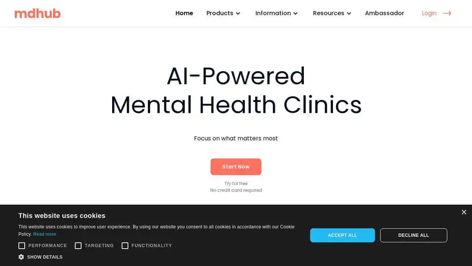 mdhub Clinical AI Assistant