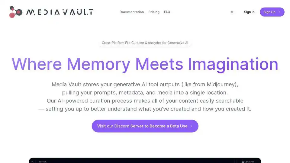 Media Vault AI